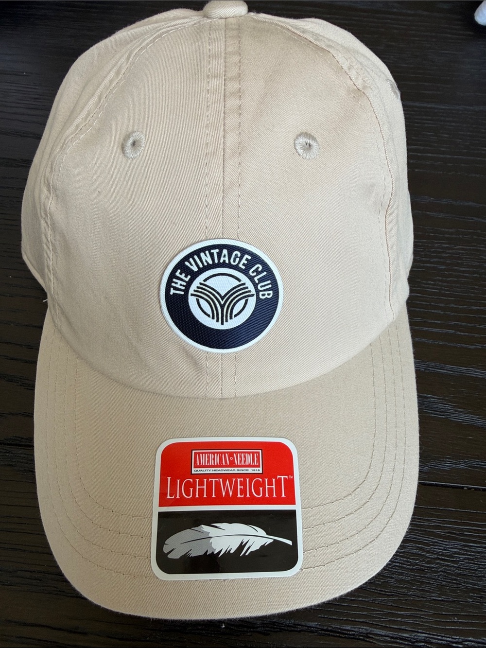 American Needle Tan 'The Vintage Club' Embroidered Cap